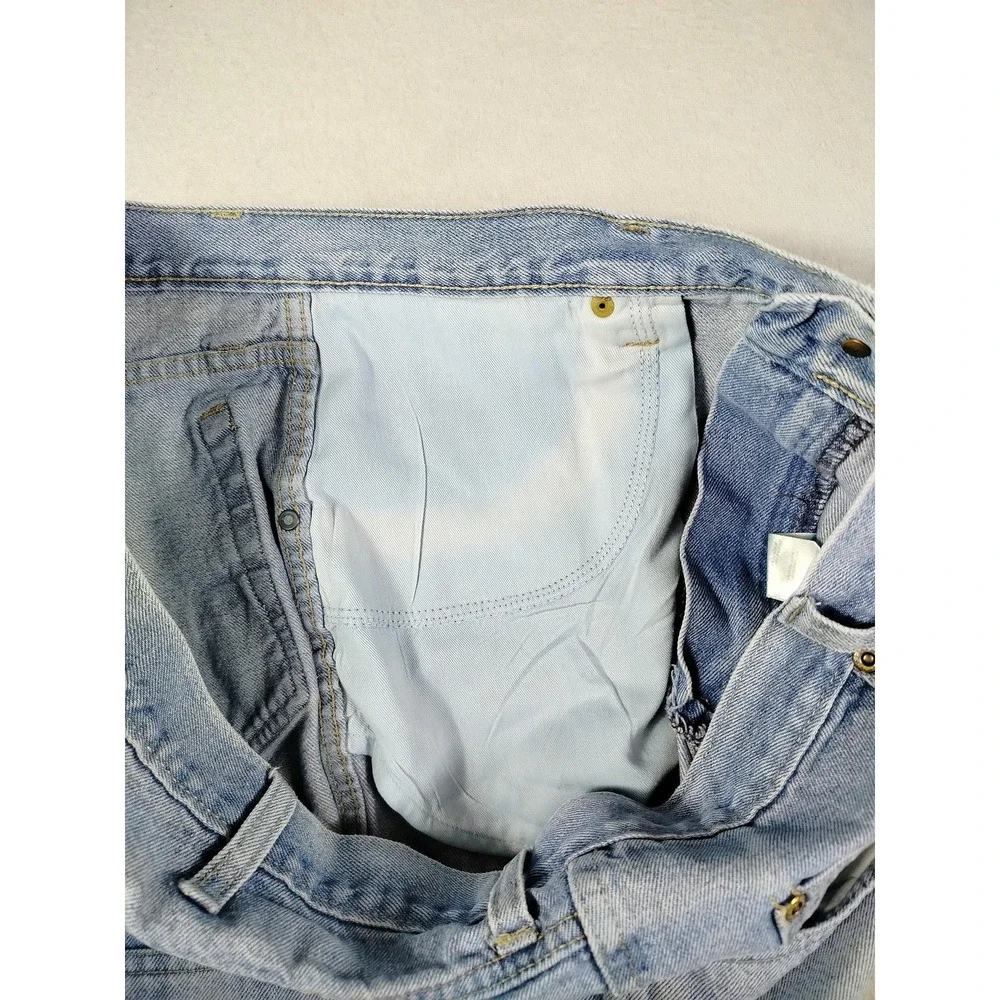 Vintage Walls Jeans Mens 40 Blue Relaxed‎ Fit Straight Denim Distressed Workwear